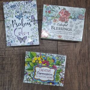 Used Three Sets Of Biblical Prayer Cards To Color And Gift Craft Art